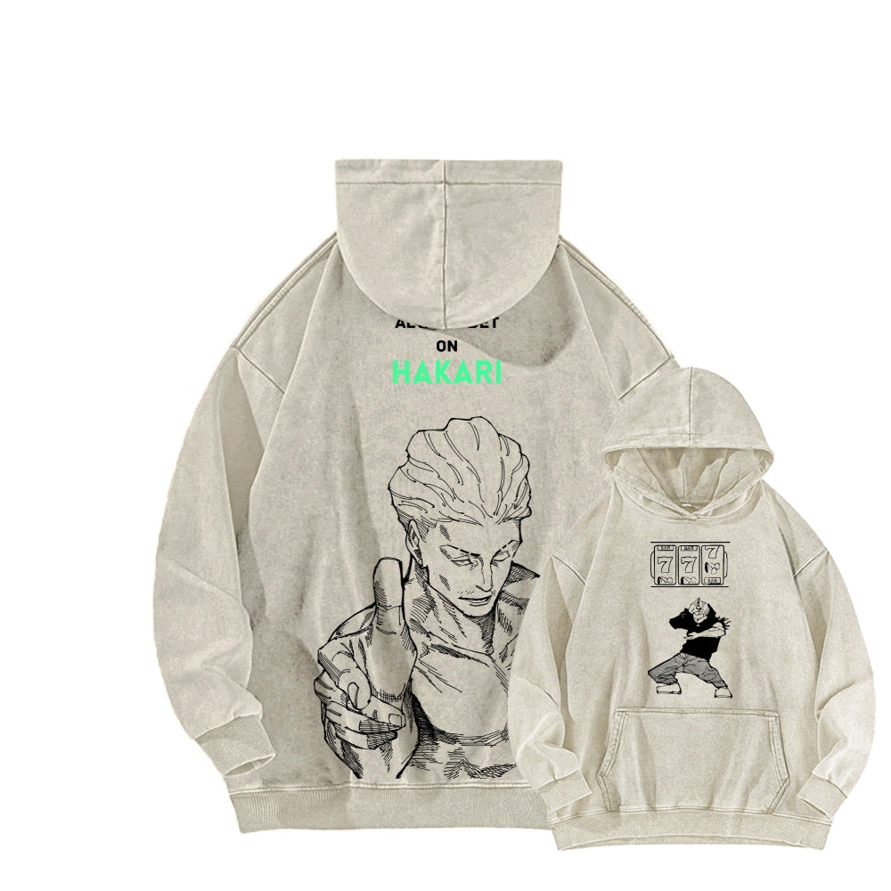 Jujutsu Kaisen Unisex Washed Hoodie 2601015458
