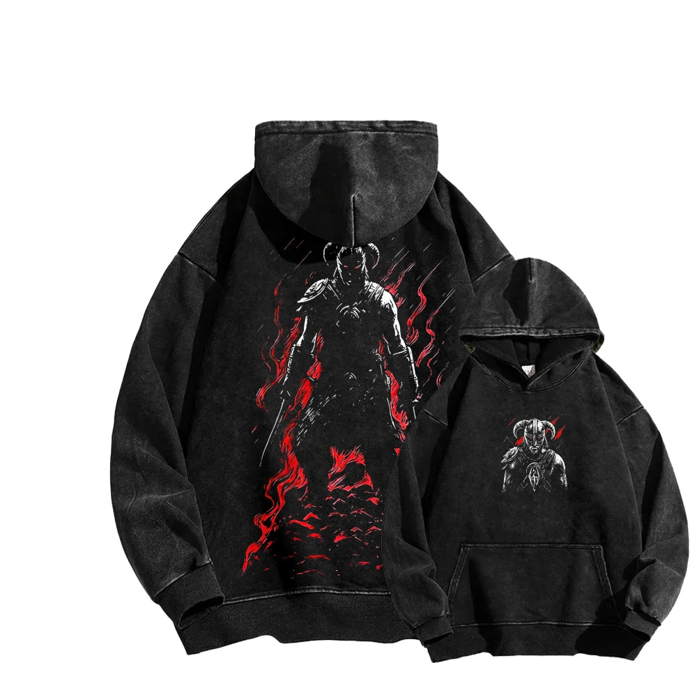 The Elder Scrolls Unisex Washed Hoodie 2601015710