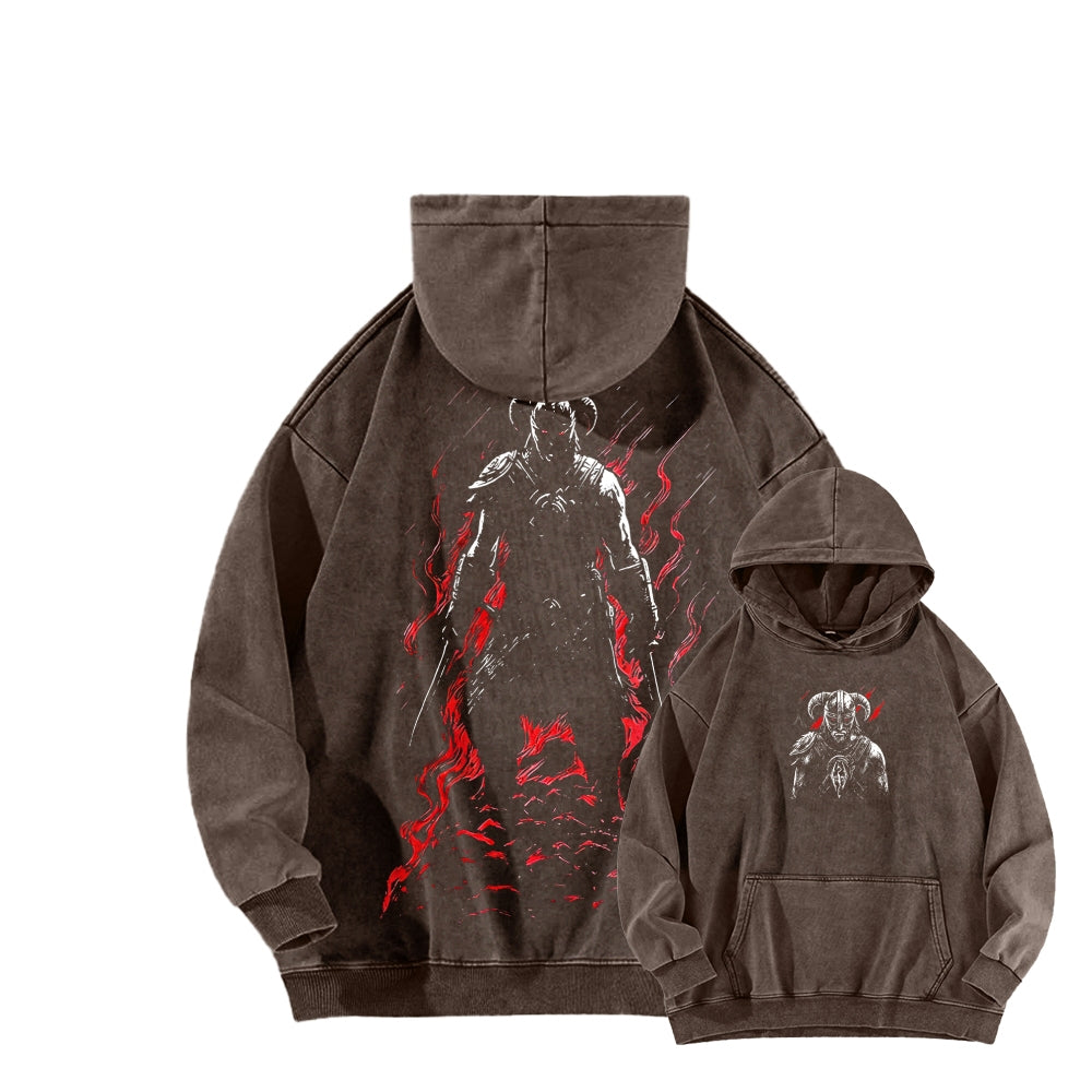The Elder Scrolls Unisex Washed Hoodie 2601015710