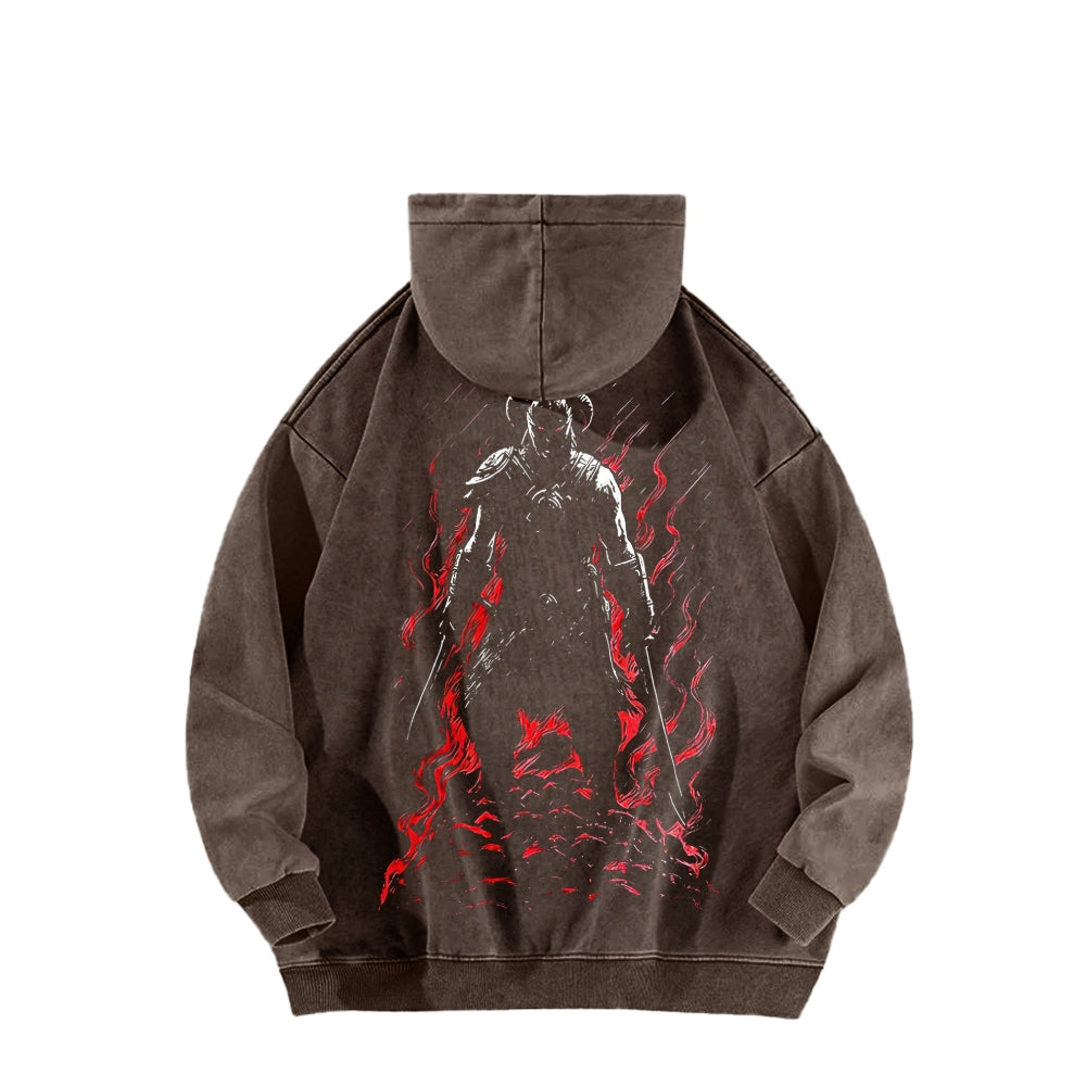 The Elder Scrolls Unisex Washed Hoodie 2601015710