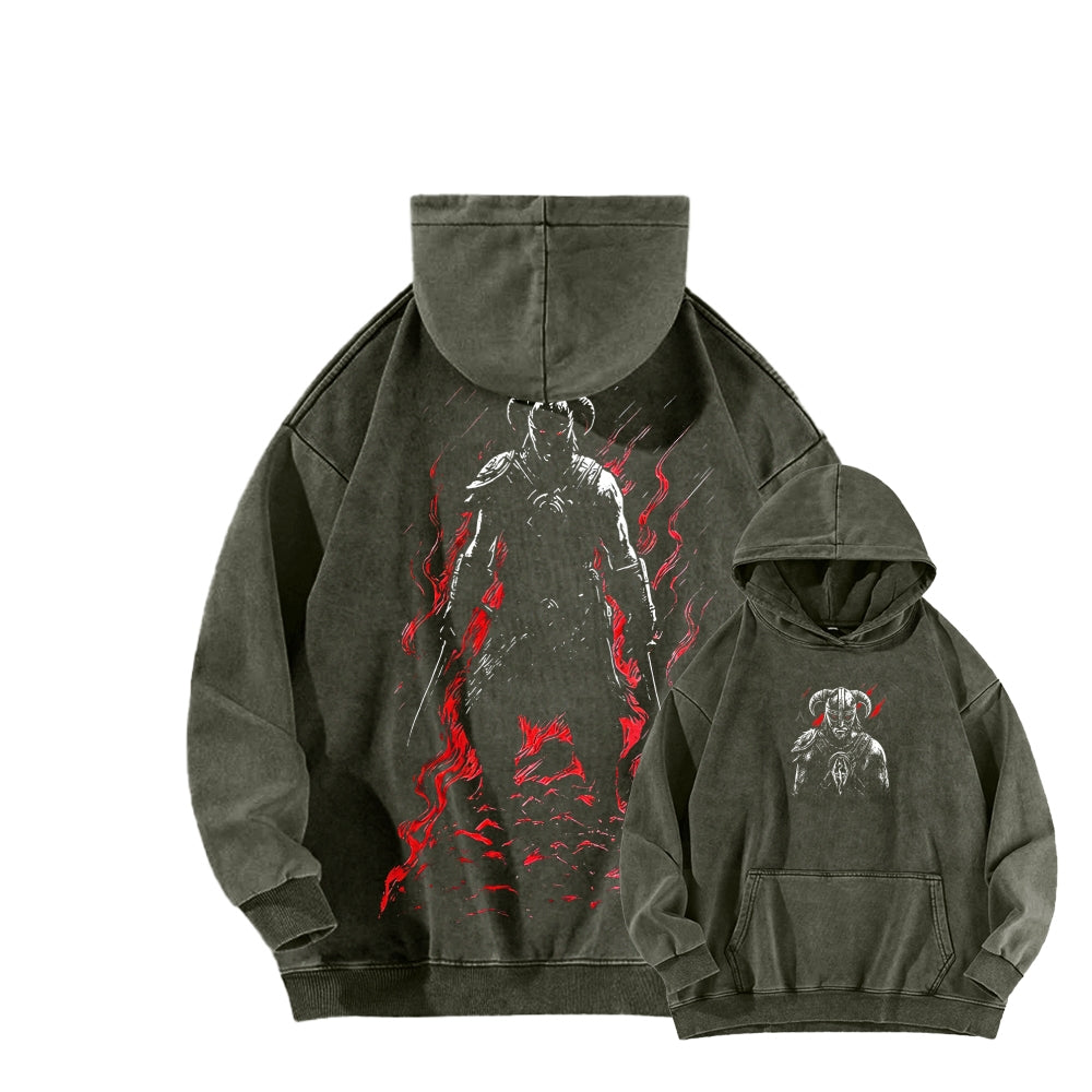 The Elder Scrolls Unisex Washed Hoodie 2601015710