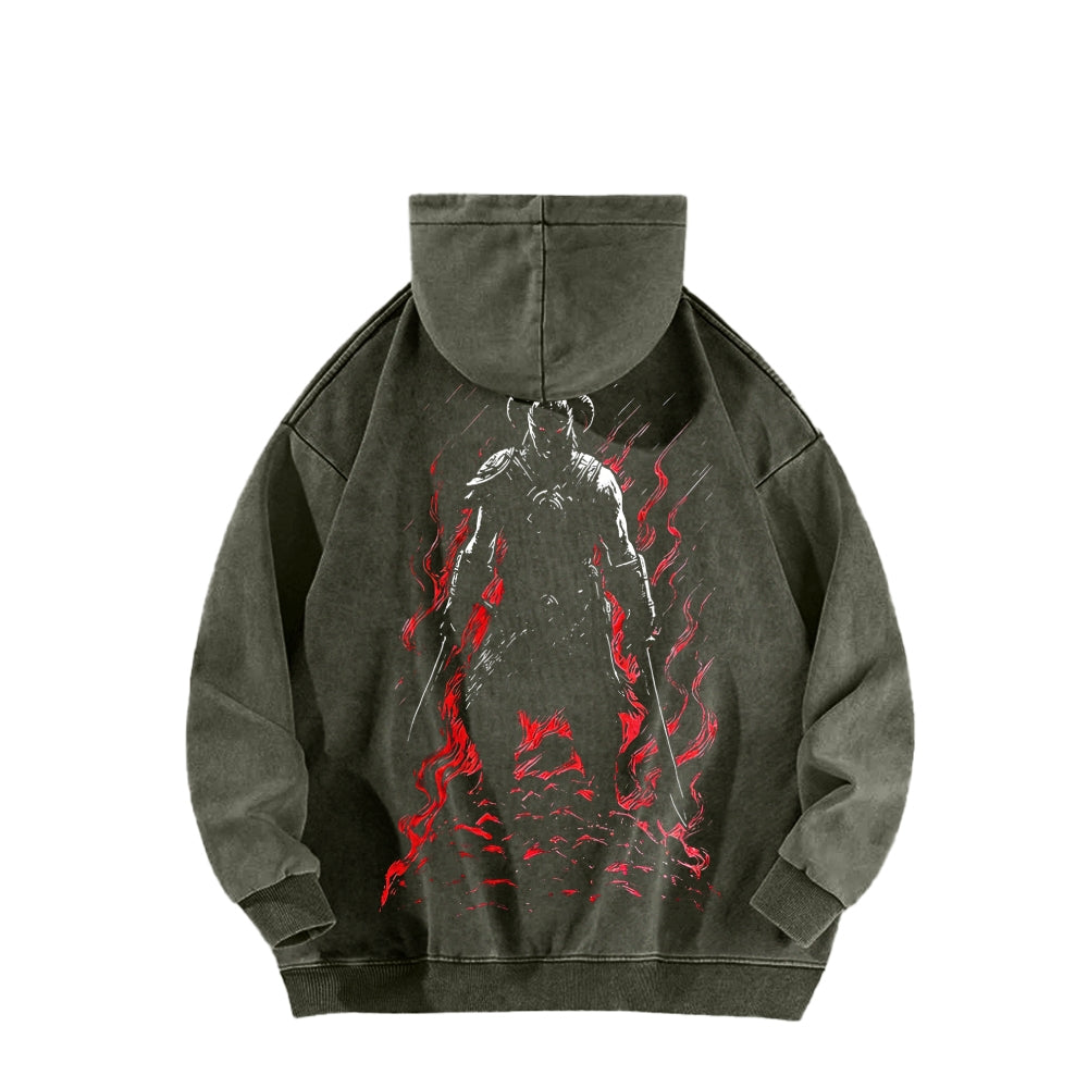 The Elder Scrolls Unisex Washed Hoodie 2601015710