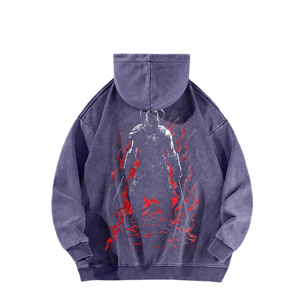 The Elder Scrolls Unisex Washed Hoodie 2601015710