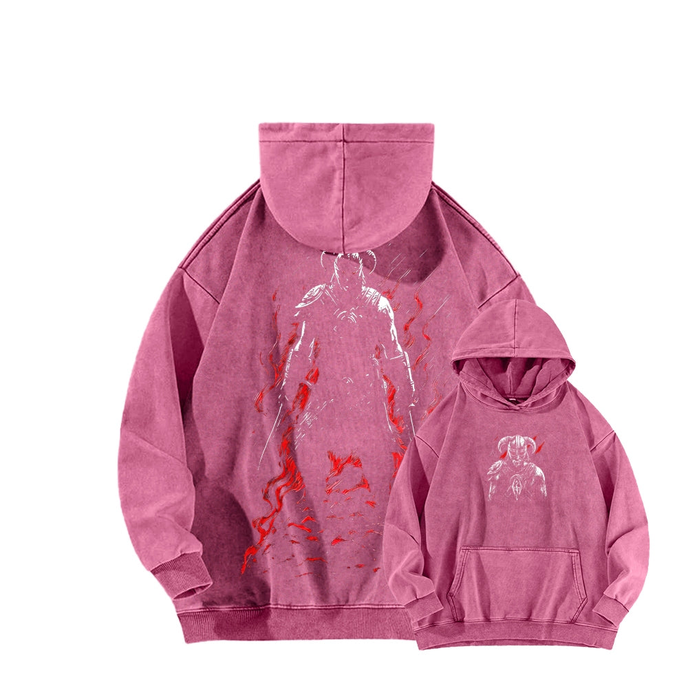 The Elder Scrolls Unisex Washed Hoodie 2601015710