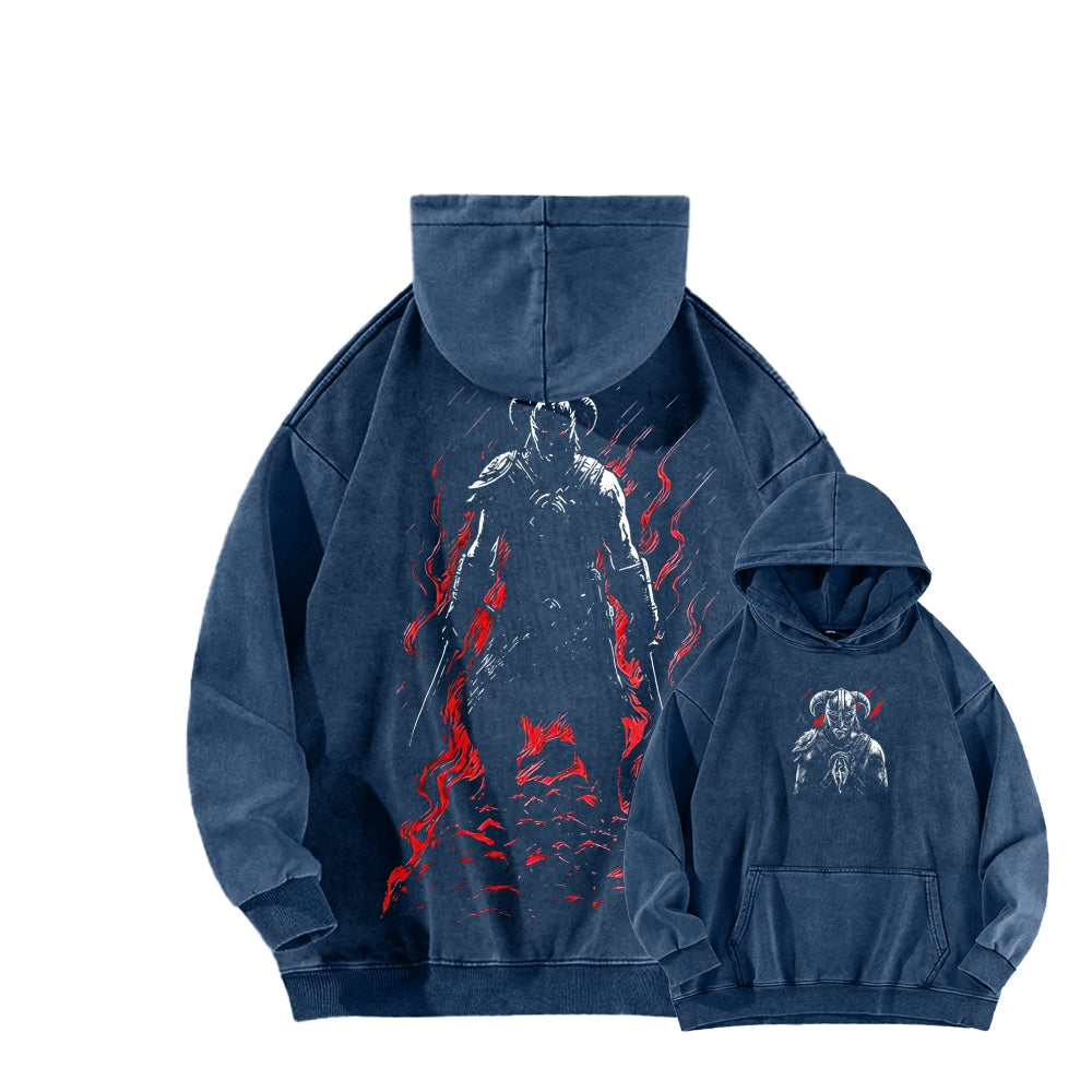 The Elder Scrolls Unisex Washed Hoodie 2601015710