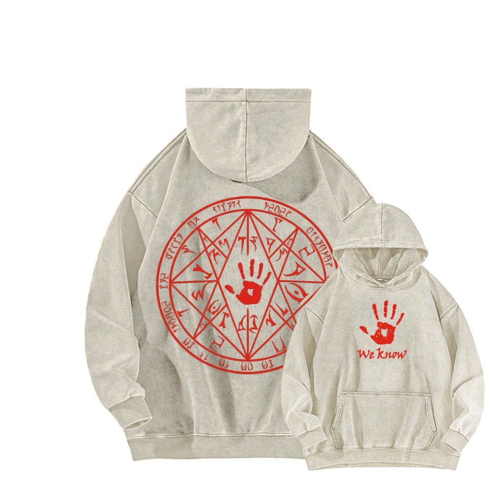The Elder Scrolls Unisex Washed Hoodie 2601015712
