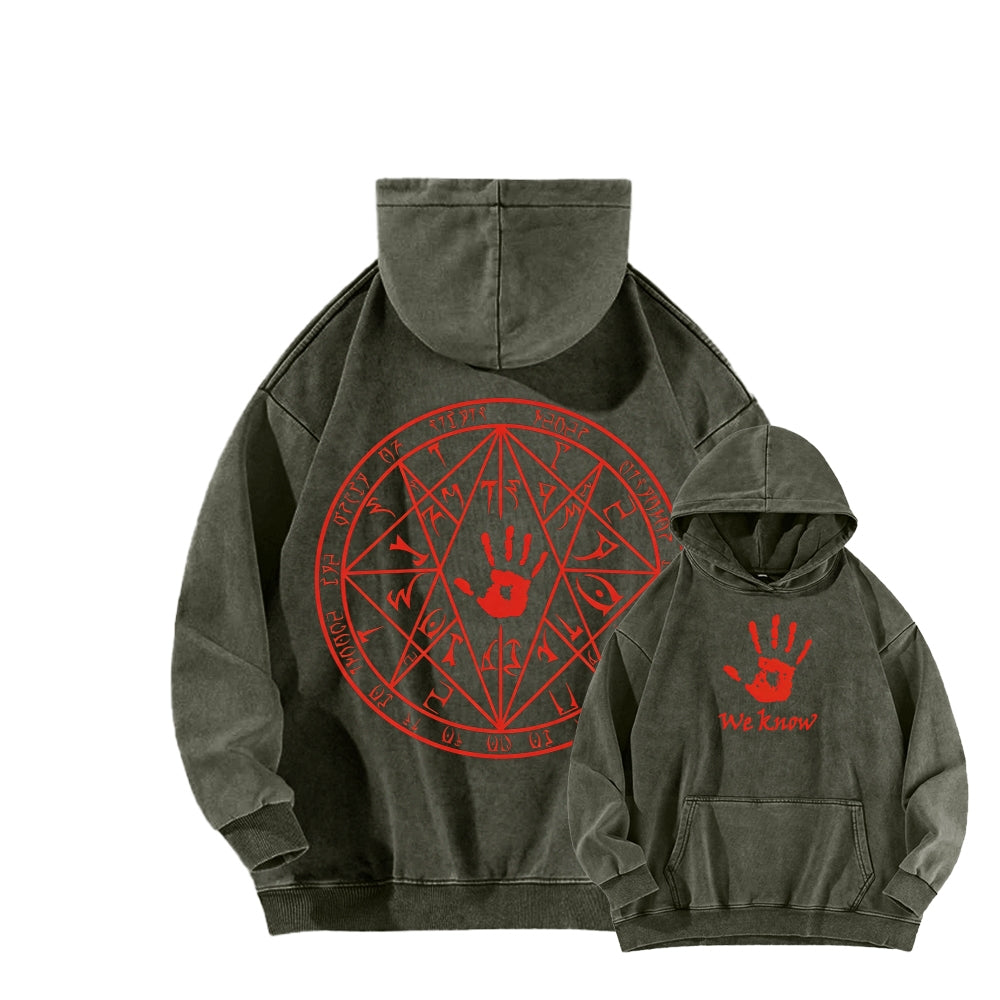 The Elder Scrolls Unisex Washed Hoodie 2601015712