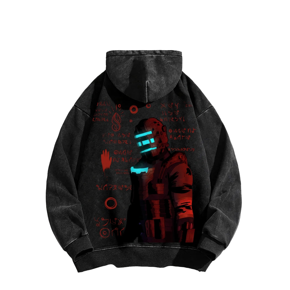 Dead Space Unisex Washed Hoodie 2601016197