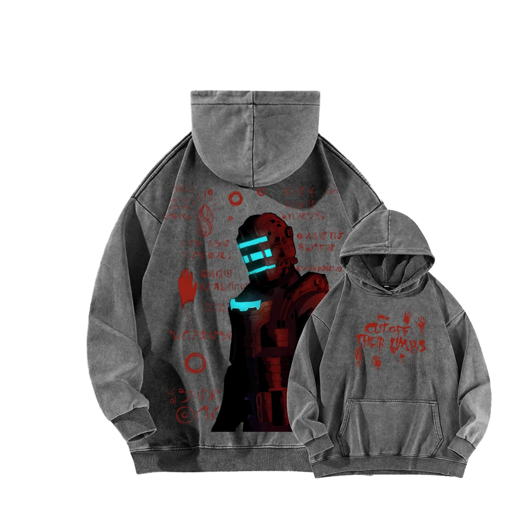 Dead Space Unisex Washed Hoodie 2601016197