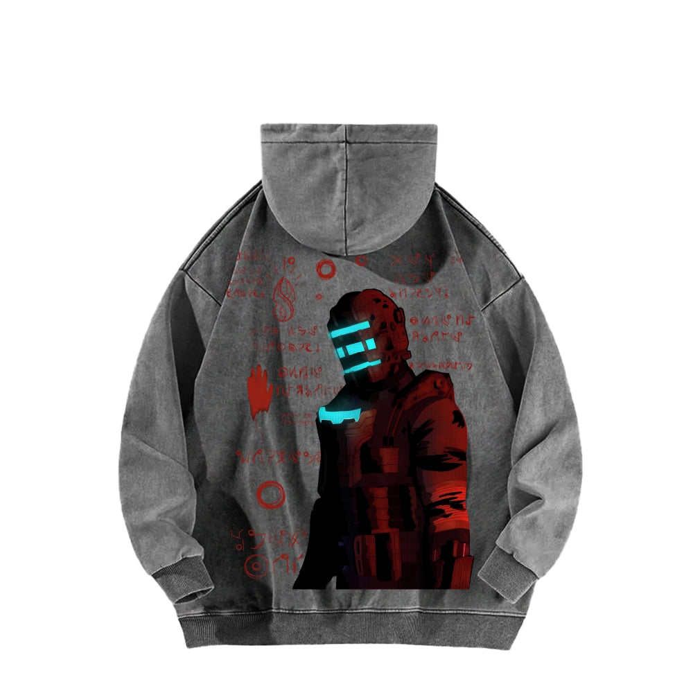 Dead Space Unisex Washed Hoodie 2601016197