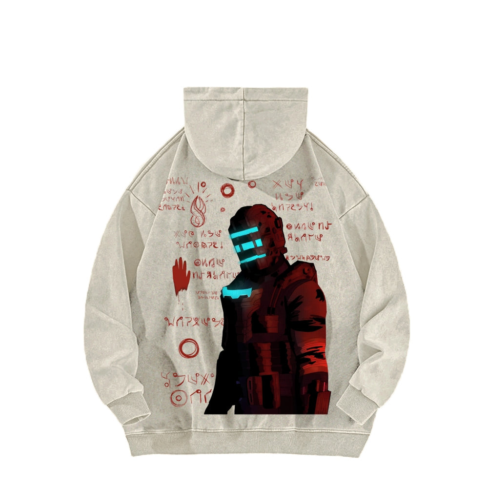 Dead Space Unisex Washed Hoodie 2601016197