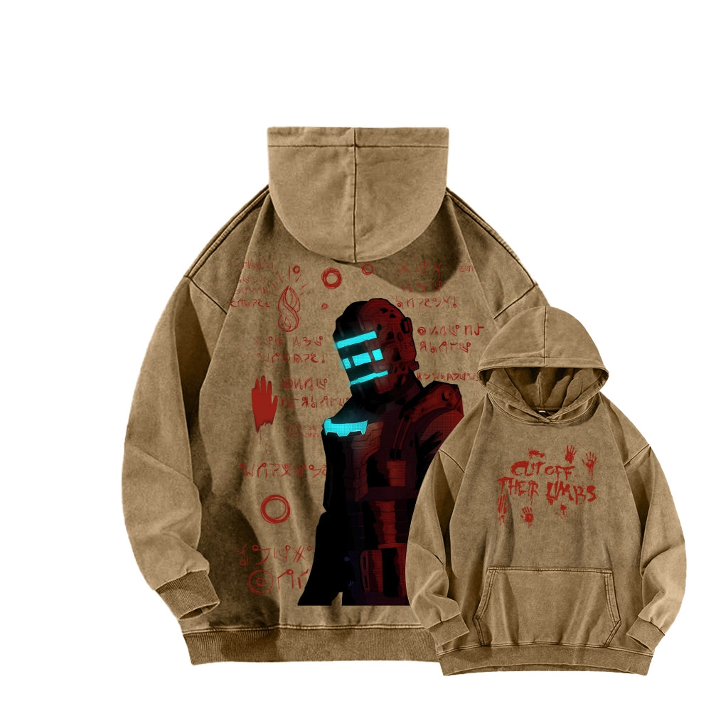 Dead Space Unisex Washed Hoodie 2601016197