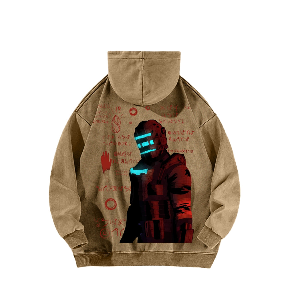 Dead Space Unisex Washed Hoodie 2601016197