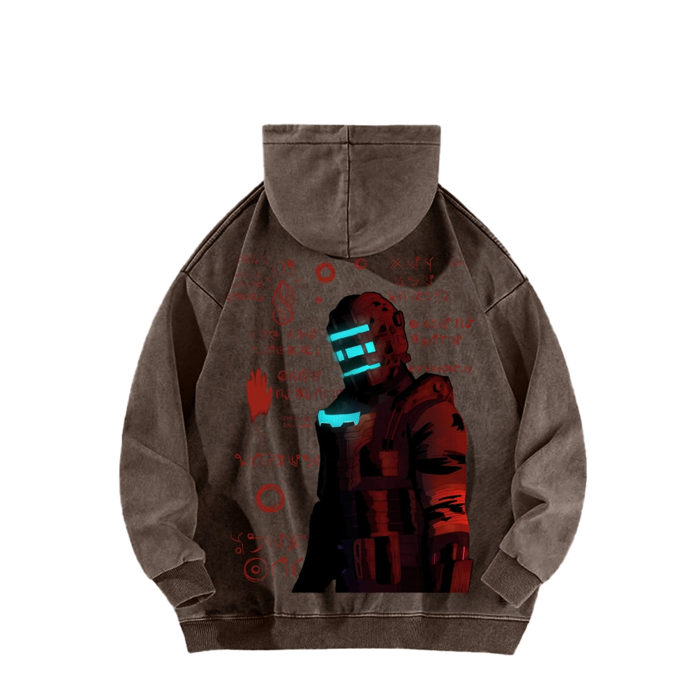 Dead Space Unisex Washed Hoodie 2601016197
