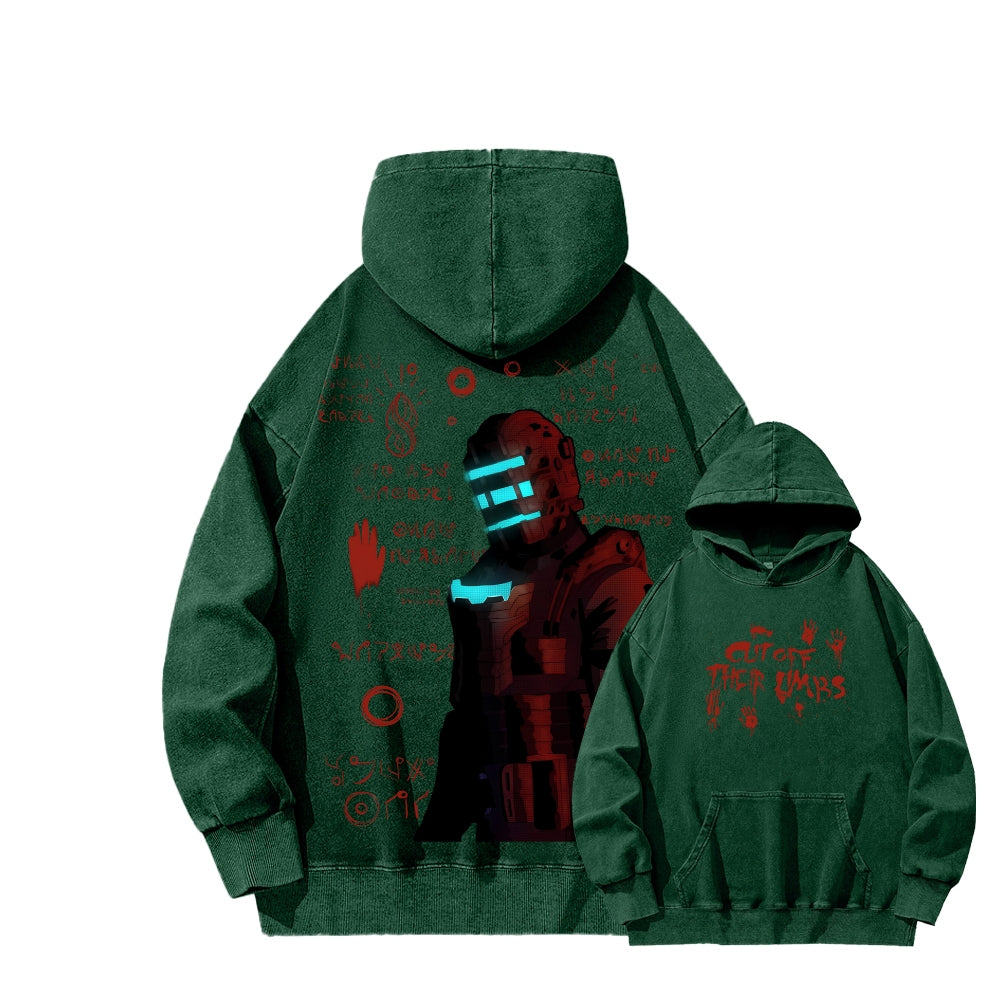 Dead Space Unisex Washed Hoodie 2601016197