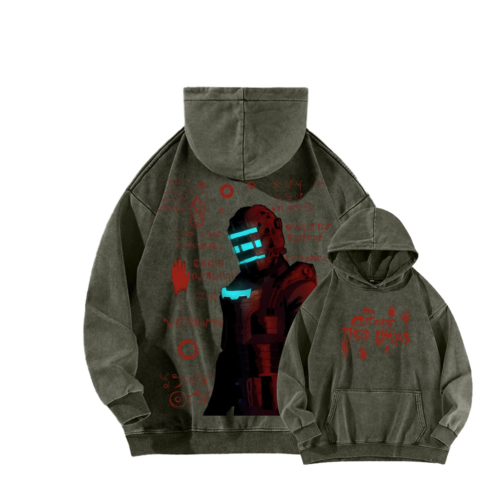 Dead Space Unisex Washed Hoodie 2601016197