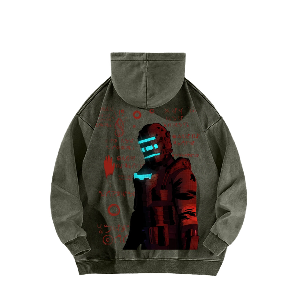 Dead Space Unisex Washed Hoodie 2601016197