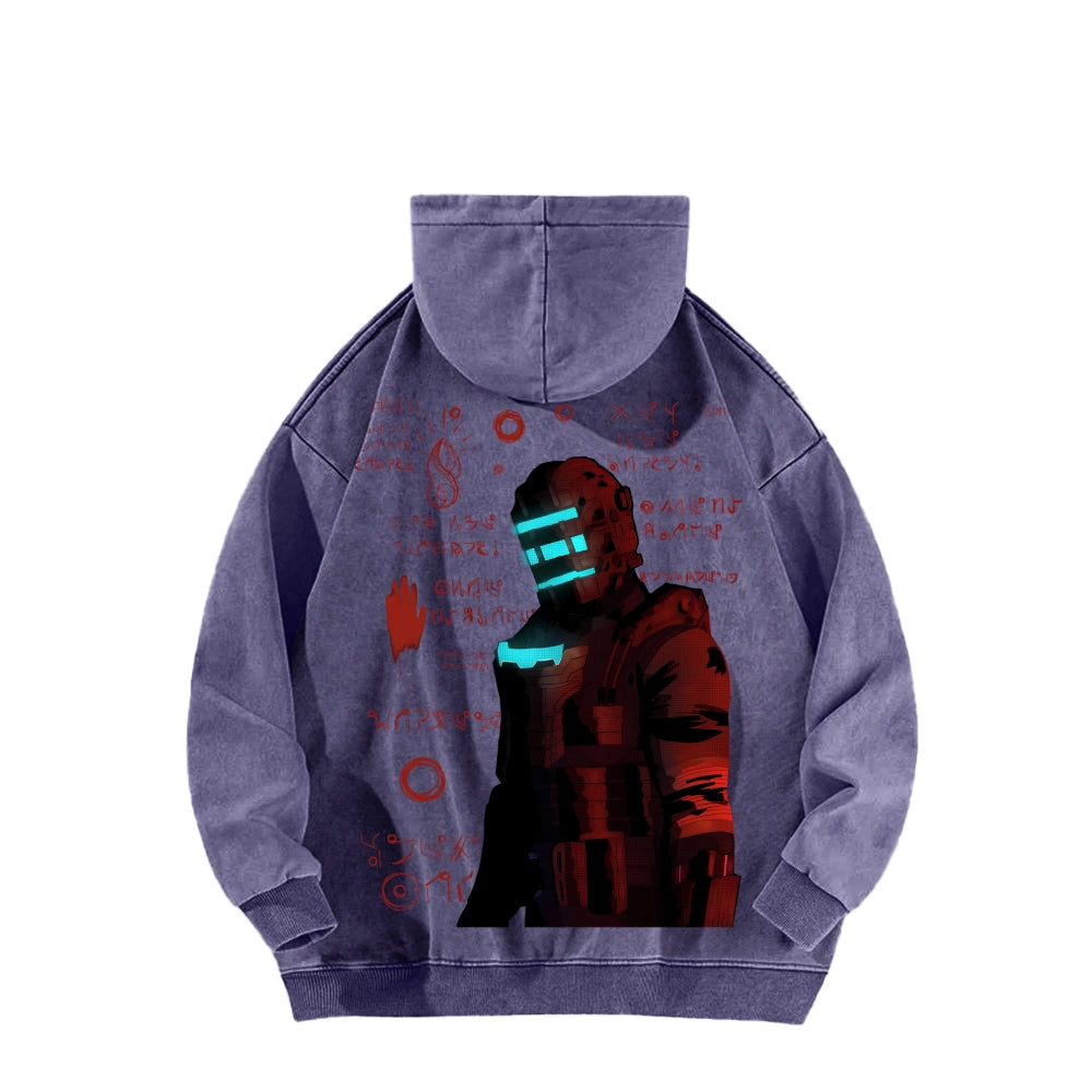 Dead Space Unisex Washed Hoodie 2601016197
