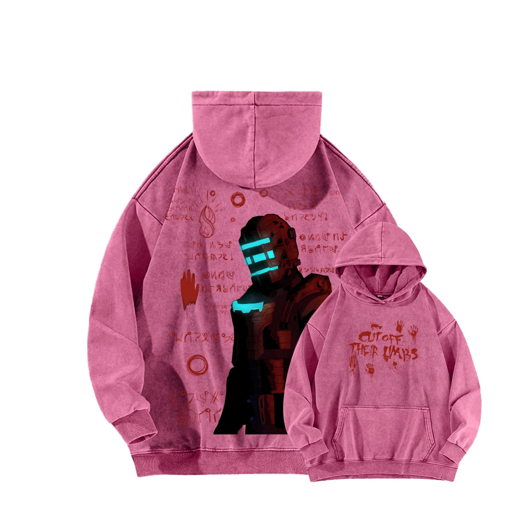 Dead Space Unisex Washed Hoodie 2601016197