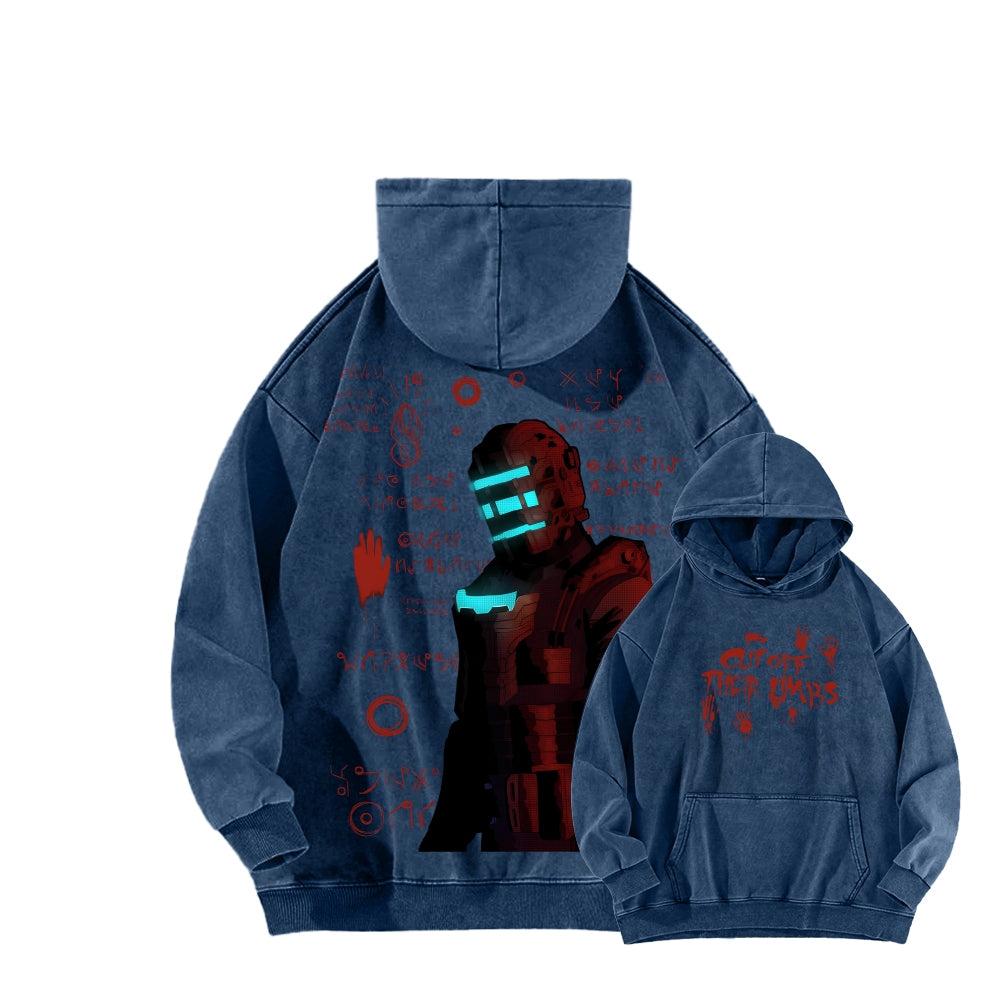 Dead Space Unisex Washed Hoodie 2601016197