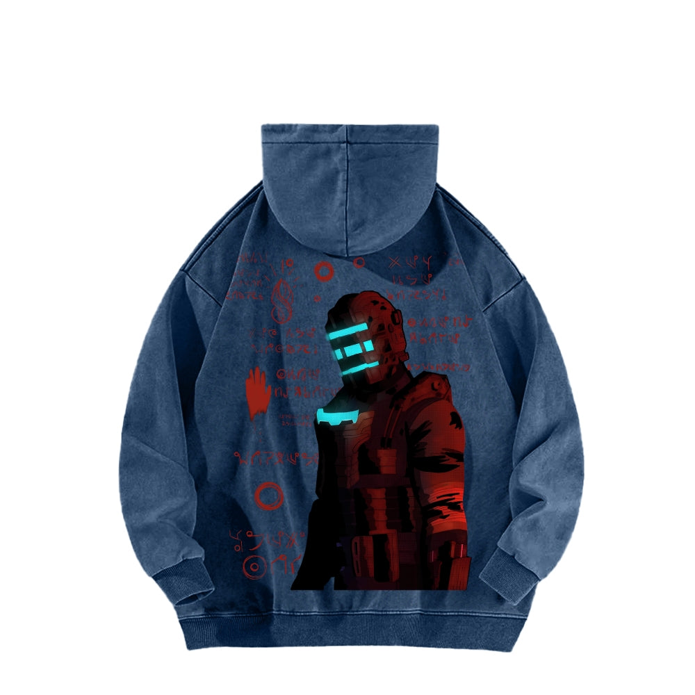 Dead Space Unisex Washed Hoodie 2601016197