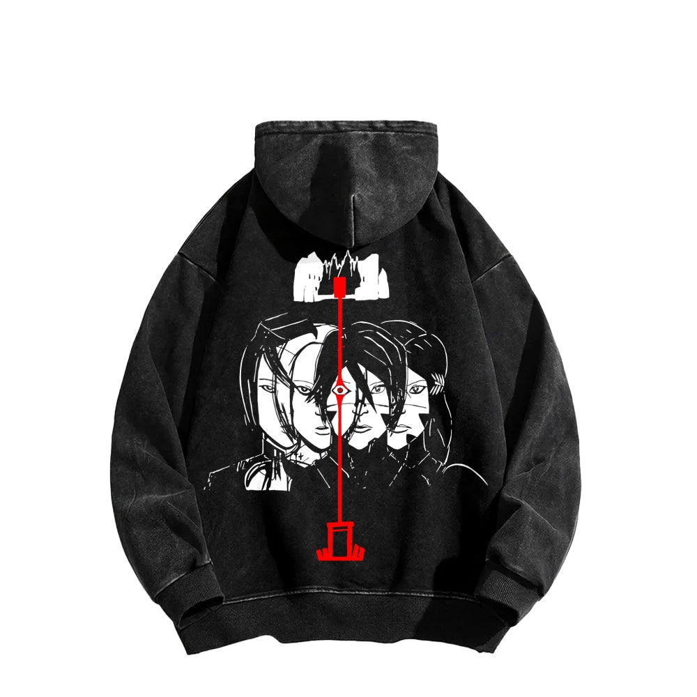 signalis Unisex Washed Hoodie 2601017229