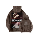 signalis Unisex Washed Hoodie 2601017234