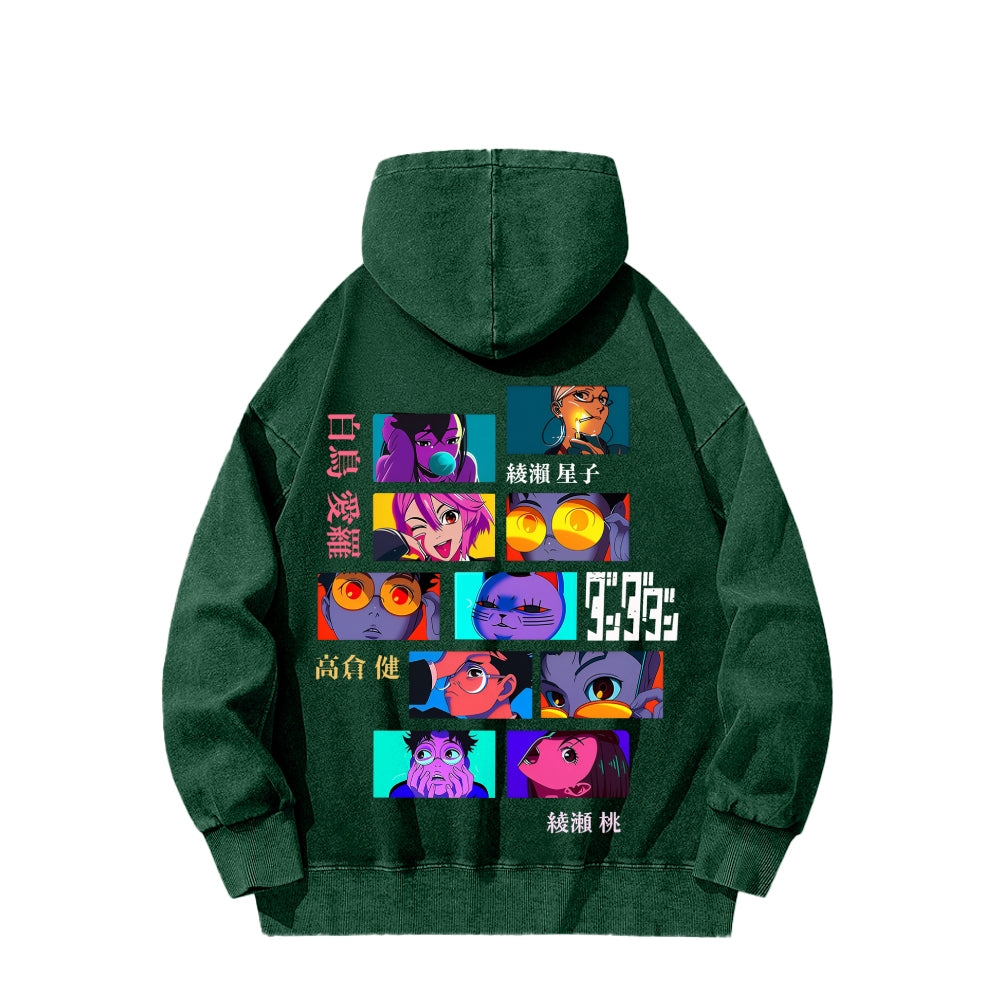 Dandadan Unisex Washed Hoodie 2601017447