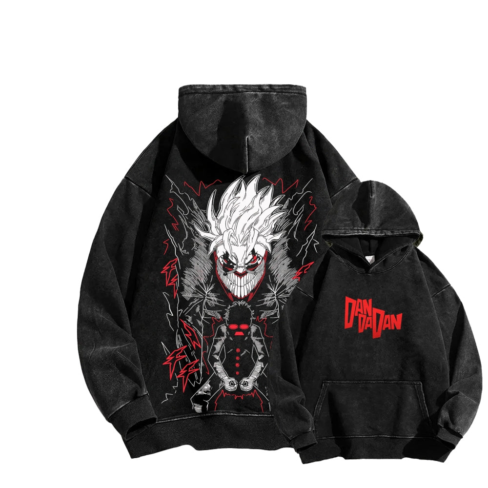 Dandadan Unisex Washed Hoodie 2601017450
