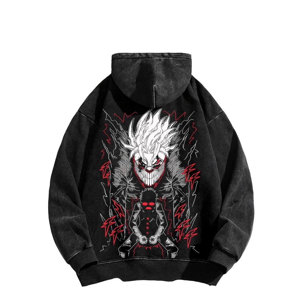 Dandadan Unisex Washed Hoodie 2601017450