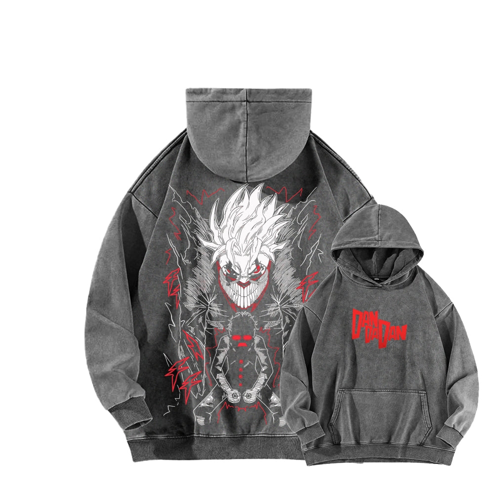 Dandadan Unisex Washed Hoodie 2601017450