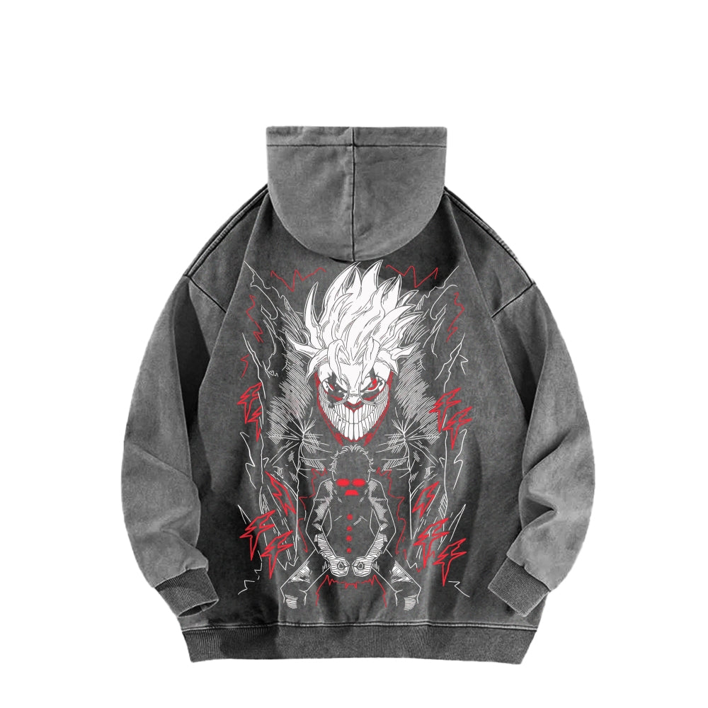 Dandadan Unisex Washed Hoodie 2601017450