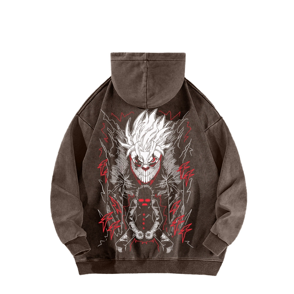 Dandadan Unisex Washed Hoodie 2601017450