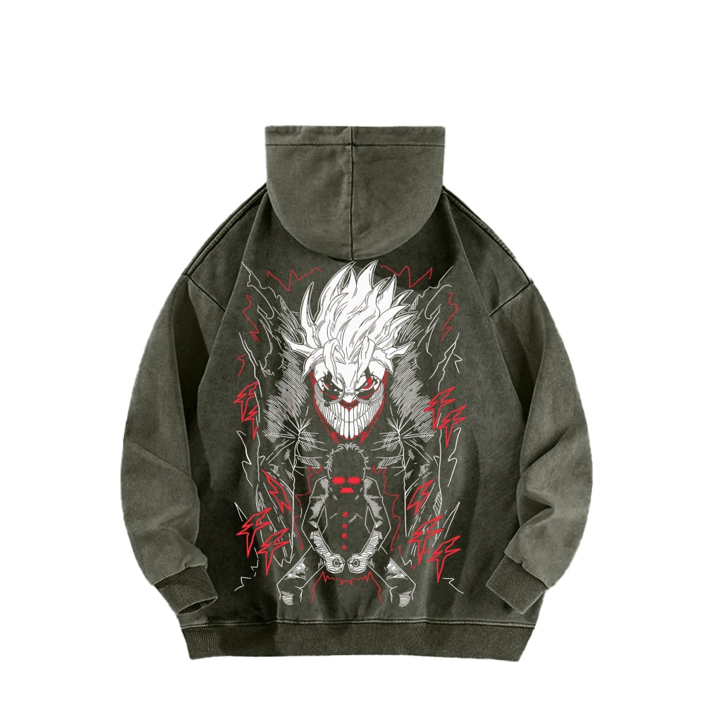 Dandadan Unisex Washed Hoodie 2601017450