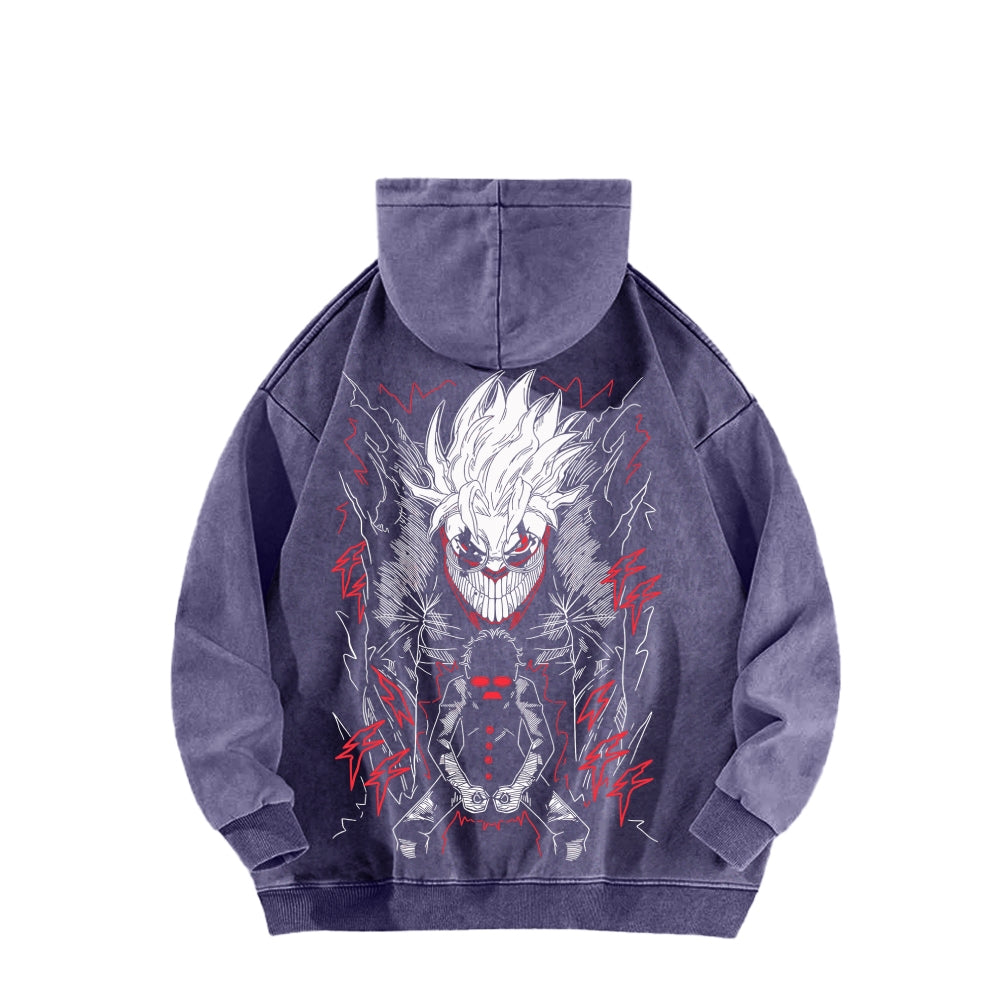 Dandadan Unisex Washed Hoodie 2601017450