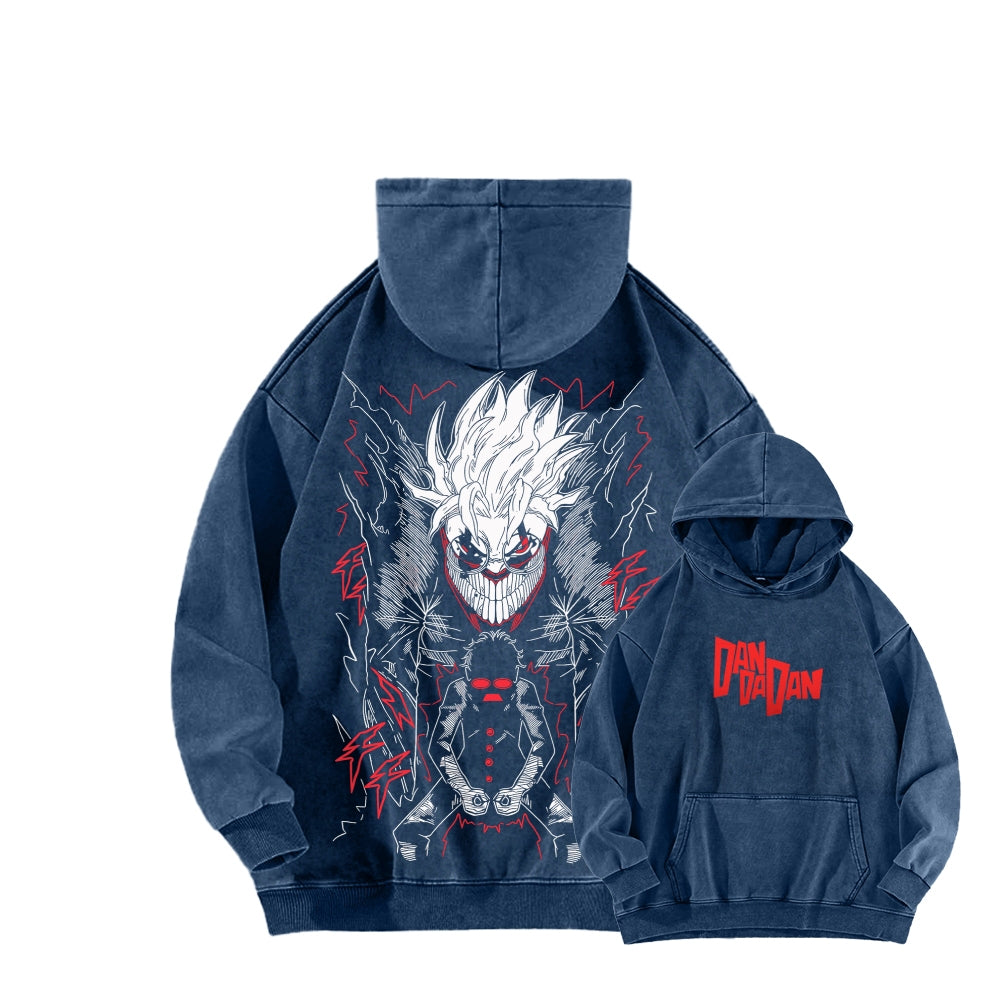 Dandadan Unisex Washed Hoodie 2601017450