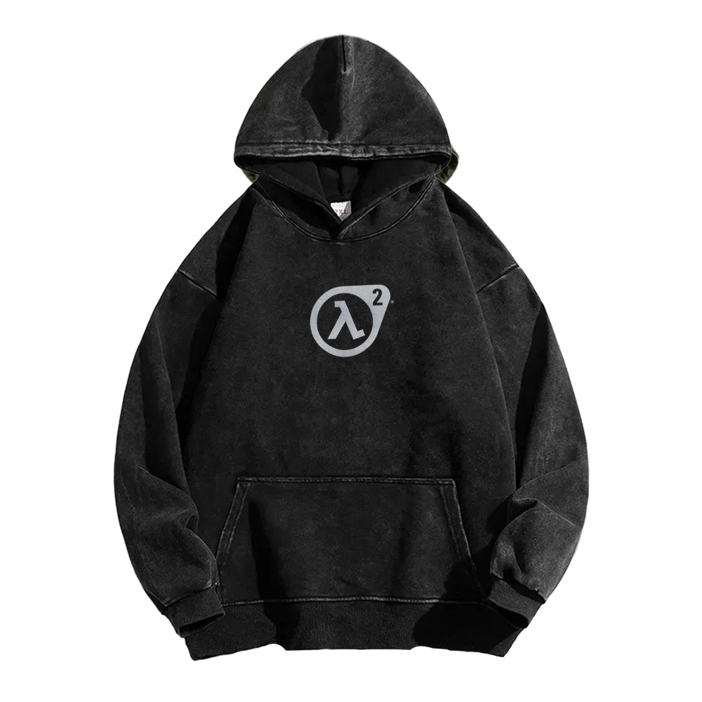 Half Life Unisex Washed Hoodie 2601017484