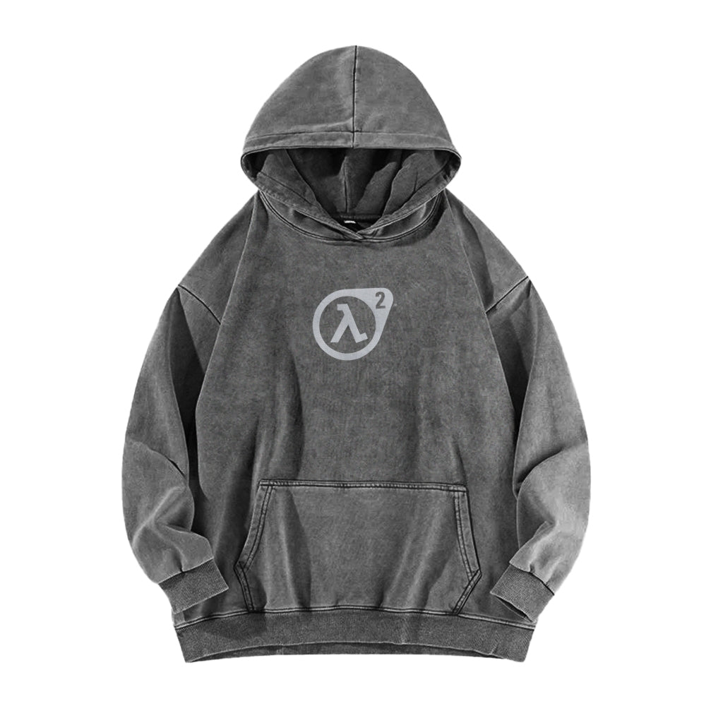 Half Life Unisex Washed Hoodie 2601017484