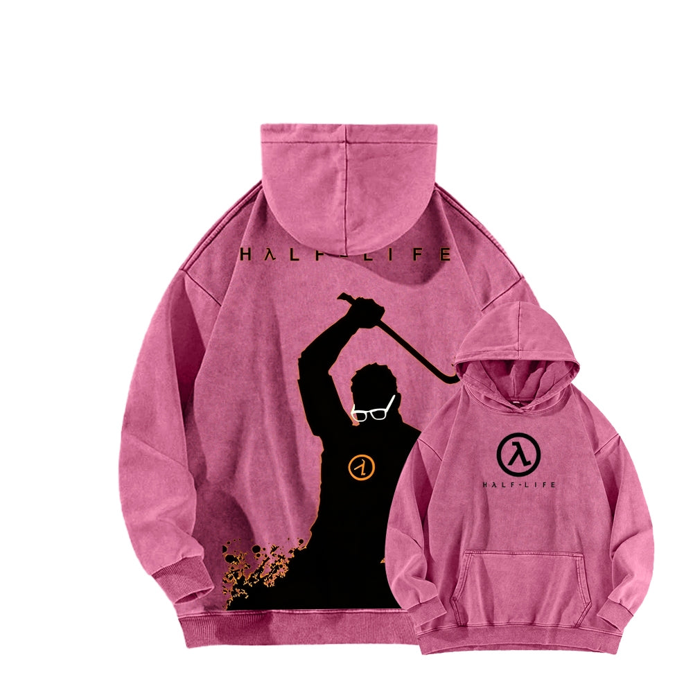 Half Life Unisex Washed Hoodie 2601017487