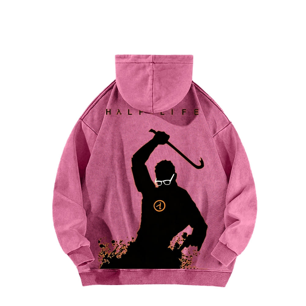 Half Life Unisex Washed Hoodie 2601017487