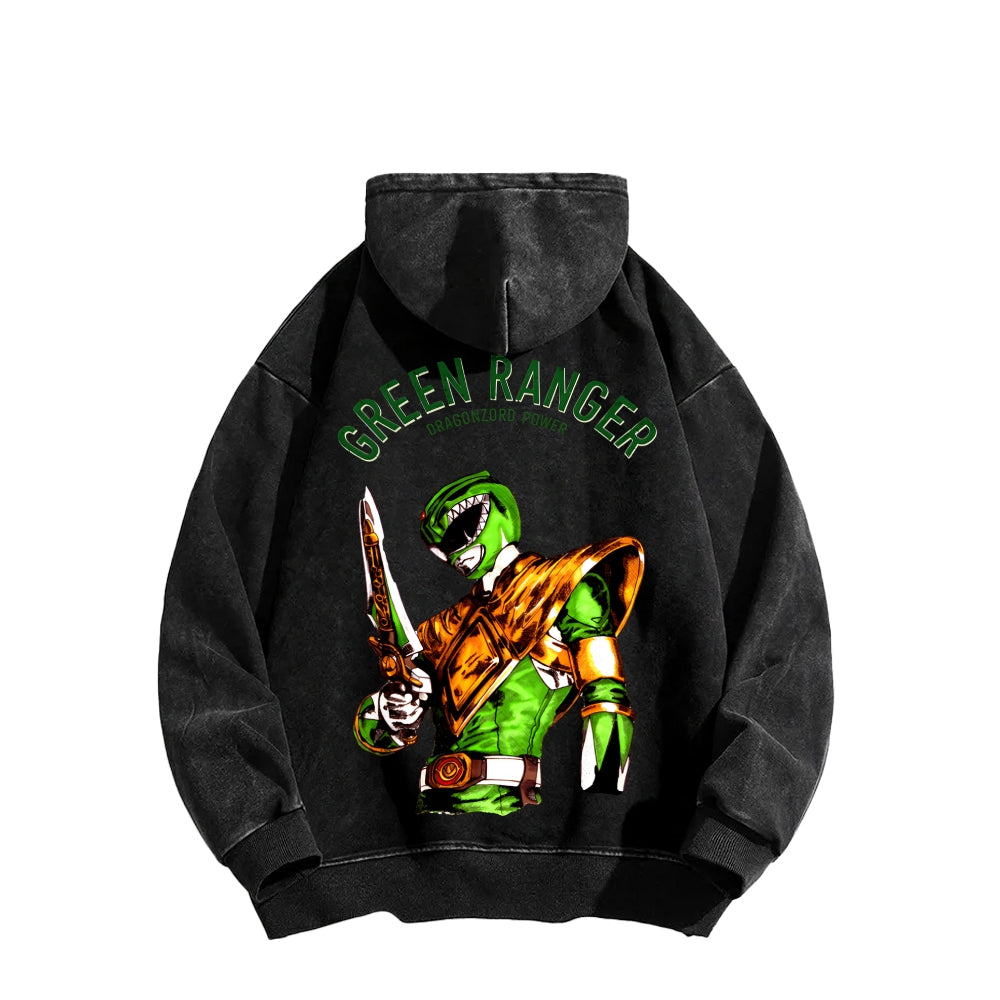 Power Rangers Unisex Washed Hoodie 2601018026