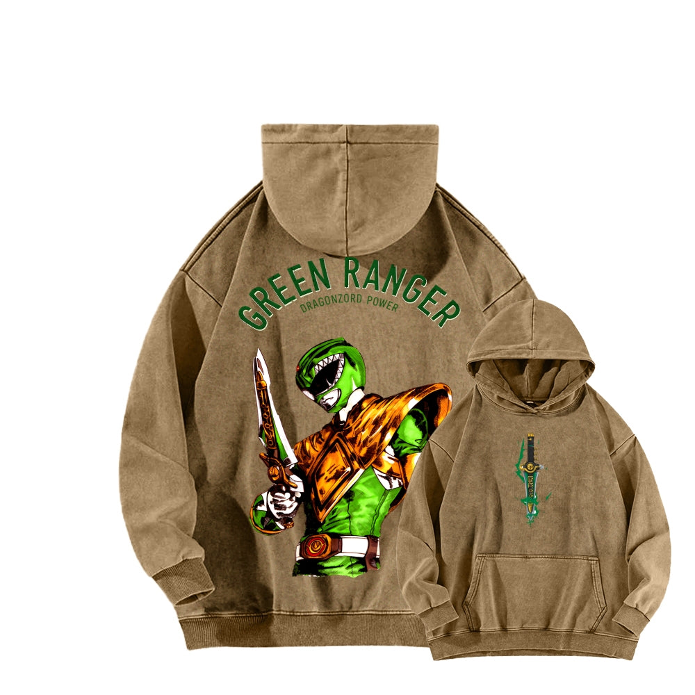 Power Rangers Unisex Washed Hoodie 2601018026