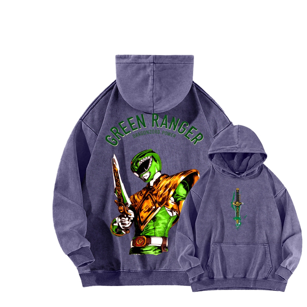 Power Rangers Unisex Washed Hoodie 2601018026