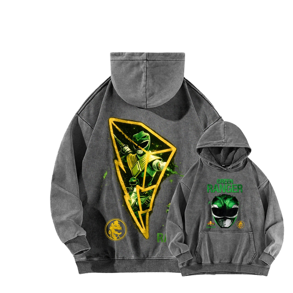 Power Rangers Unisex Washed Hoodie 2601018370