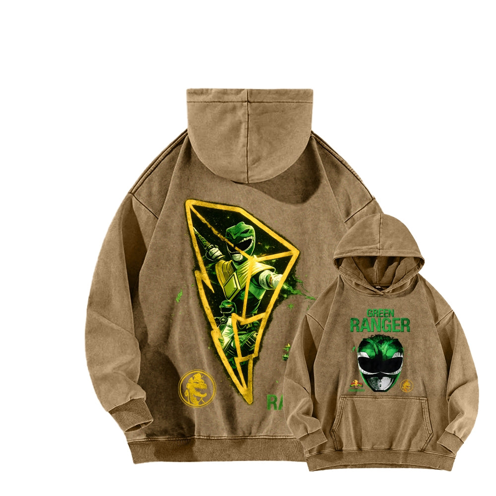 Power Rangers Unisex Washed Hoodie 2601018370