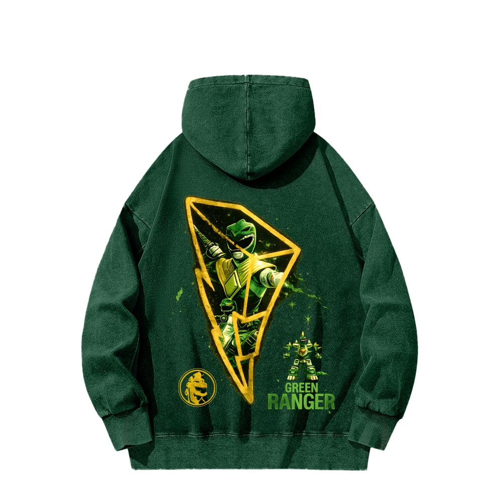 Power Rangers Unisex Washed Hoodie 2601018370
