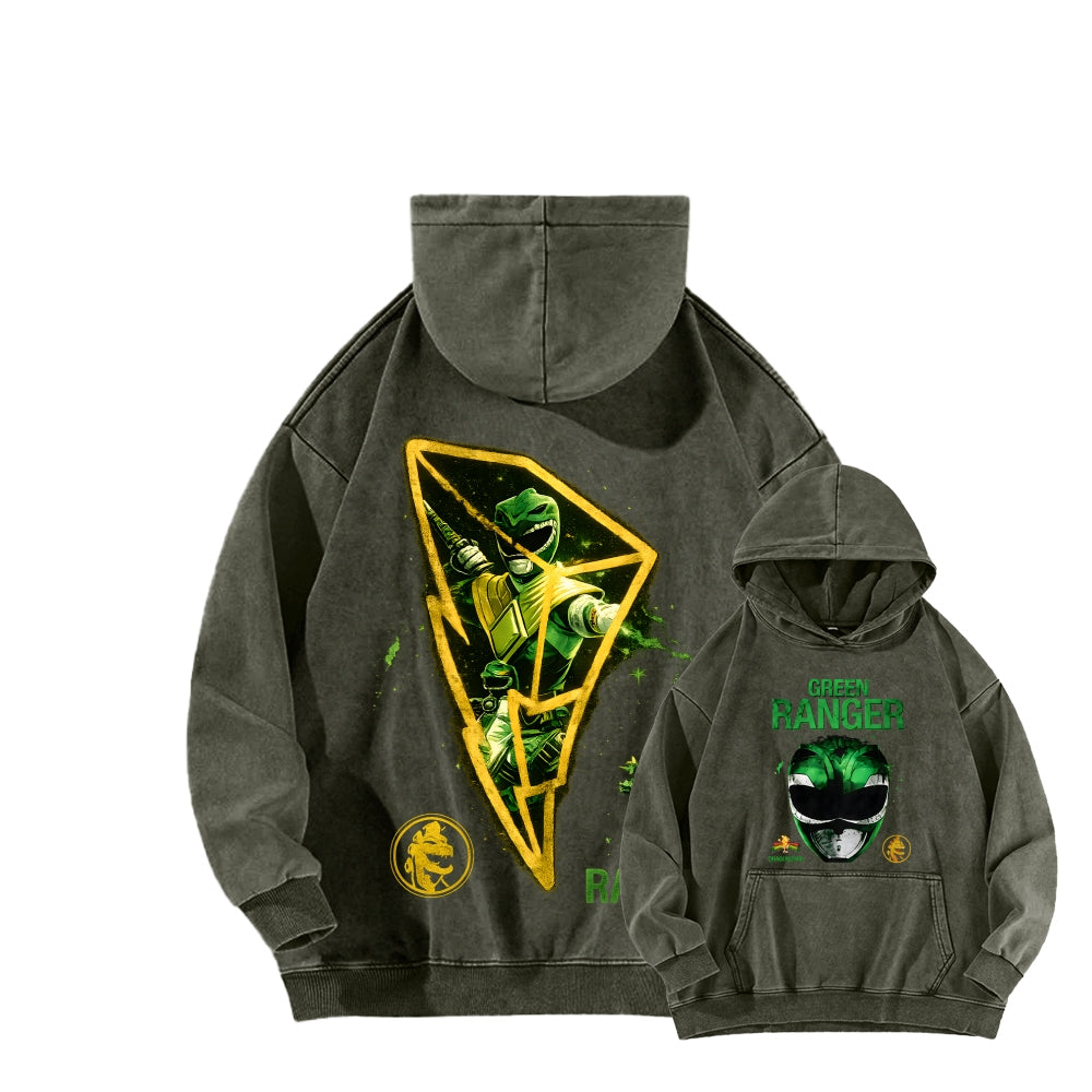 Power Rangers Unisex Washed Hoodie 2601018370