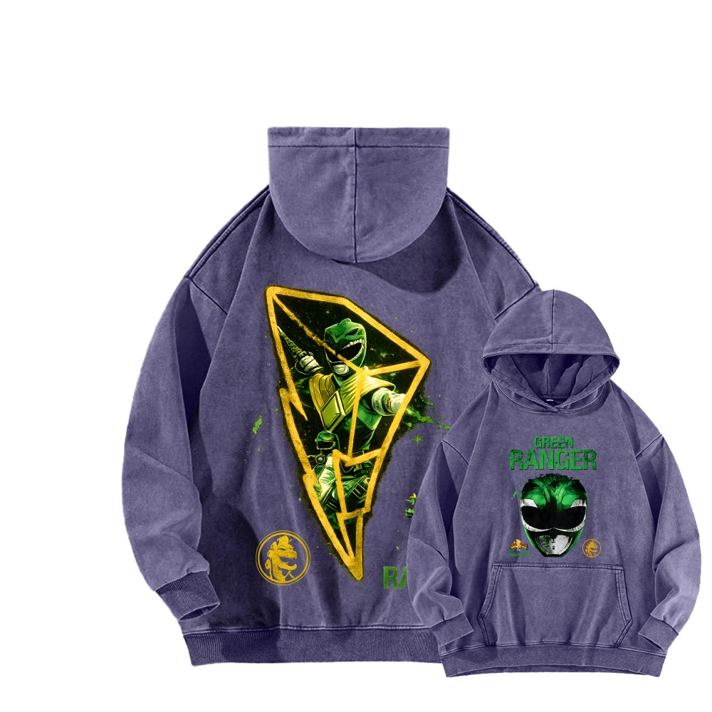 Power Rangers Unisex Washed Hoodie 2601018370