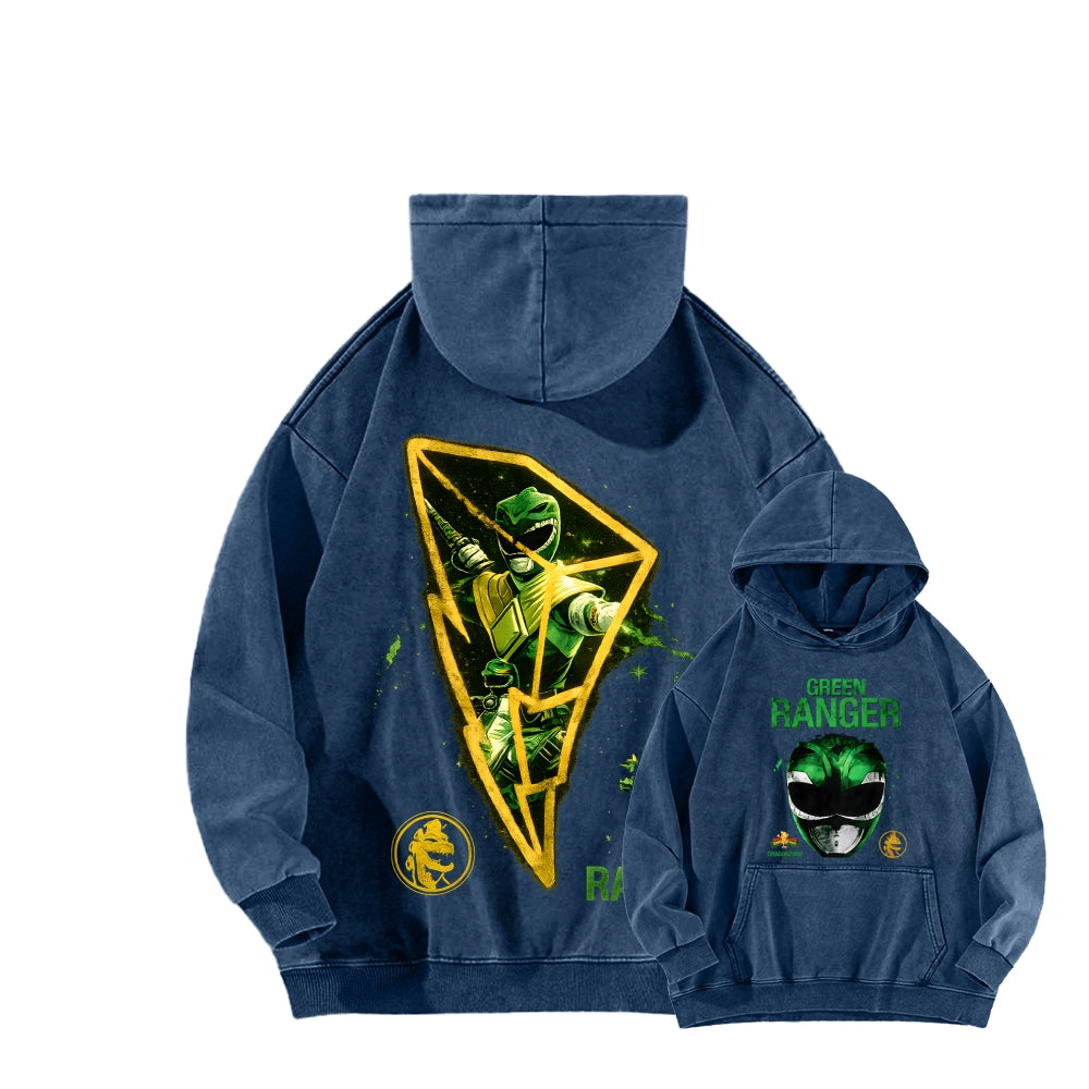 Power Rangers Unisex Washed Hoodie 2601018370