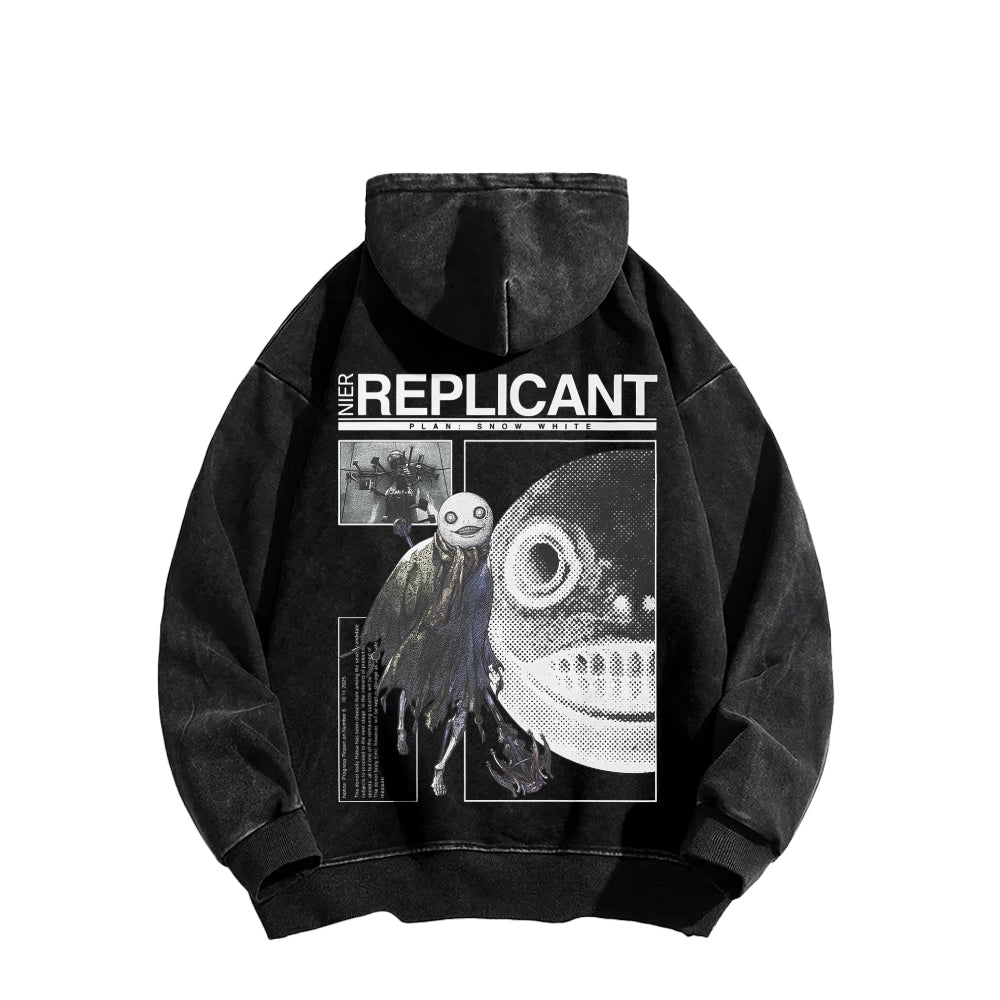 Nier: Automata Unisex Washed Hoodie 2601019033